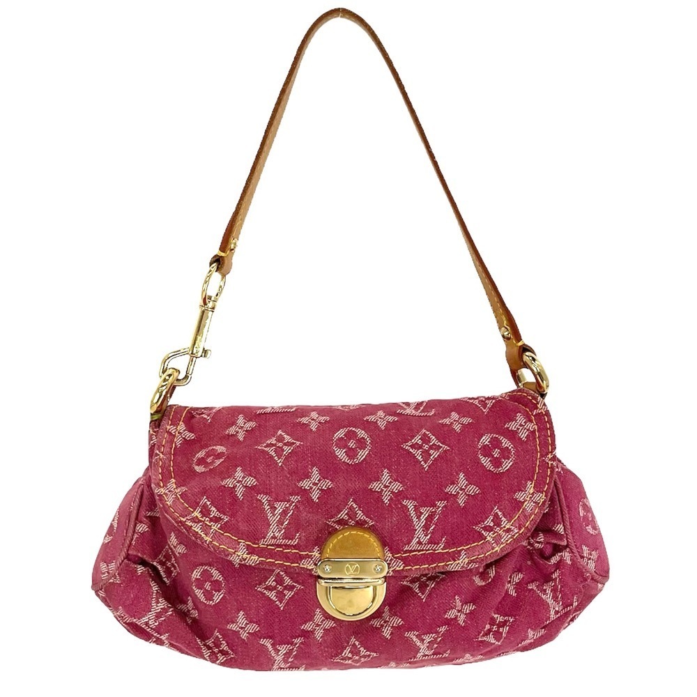 Louis Vuitton Handbag Monogram Denim Mini Pretty Small Bag Pink